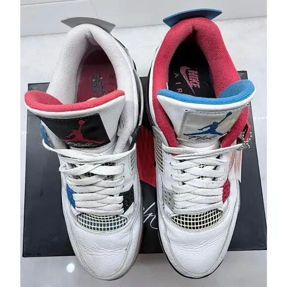 Size 12 Air Jordan 4 What The Shoes - OG Box - Preowned